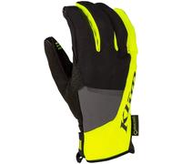 Klim Inversion Gore-Tex Gants de moto, noir/gris/jaune, Taille S