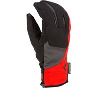 Klim Inversion Gore-Tex Gants de moto, noir/rouge, Taille 2XL