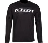 Klim K Corp, t-shirt à manches longues L Noir/Blanc Noir/Blanc