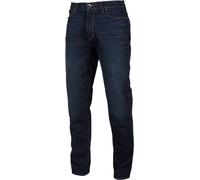 Klim K Forty 3 Tapered Stretch Denim Jeans moto, bleu foncé, Taille 34