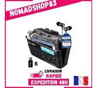 KLIM K7 Lecteur Cassette K7 Convertisseur MP3 avec Micro et Haut-Parleur