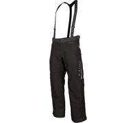Klim Kaos 2022 Pantalon de bavoir pour motoneige, noir/gris, Taille XL