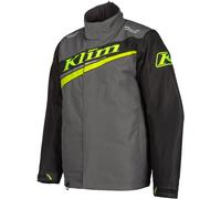 Klim Kaos Veste de motoneige, Gris/Noir/Jaune, Taille XL