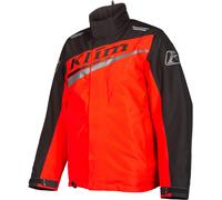 Klim Kaos Veste de motoneige, noir-rouge, taille L pour homme