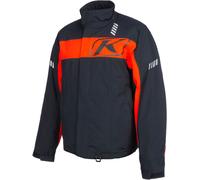 Klim Keweenaw 2025 Veste de motoneige imperméable, noir/rouge, Taille XL