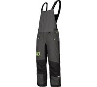 Klim Klimate 2022 Pantalon de bavoir pour motoneige, Gris/Noir, Taille L