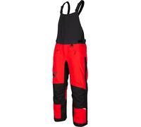 Klim Klimate 2022 Pantalon de bavoir pour motoneige, noir/rouge, Taille Long L