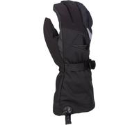 Klim Klimate Gauntlet Gants de motoneige, noir/noir, Taille XL