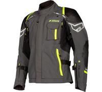 Klim Kodiak Veste textile moto, gris-jaune, taille 50 pour homme