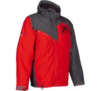 Klim Kompound Veste de motoneige, gris-rouge, taille M pour homme