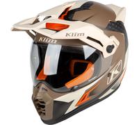 Klim Krios Pro Charger, casque enduro 3XL Mat Marron/Beige/Gris Mat Marron/Beige/Gris