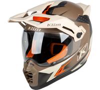 Klim Krios Pro Charger, casque enduro XXL Mat Marron/Beige/Gris Mat Marron/Beige/Gris