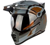 Klim Krios Pro Rally Carbon Casque de motocross, brun, taille 3XL pour homme
