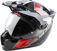 Klim Krios Pro Spectrum Carbon ECE/DOT Casque d’enduro, noir-rouge, taille S pour homme