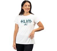 Klim Kute Corp, t-shirt femmes XXL Blanc/Pétrole Blanc/Pétrole