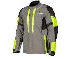 Klim Latitude 2023 Veste textile de moto, gris/jaune, Taille S