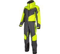 Klim Lochsa Costume de motoneige une pièce, Gris/Jaune néon, Taille S