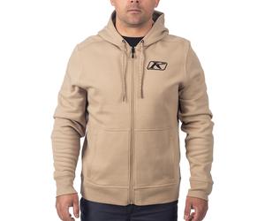 Klim Lost River Sweat à capuche zippé, beige, Taille S