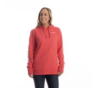 Klim Mariposa Sweat à capuche long pour femme, blanc-rouge, taille XS pour femmes