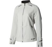 Klim Marrakesh Veste textile de moto de dames, Gris clair, Taille S