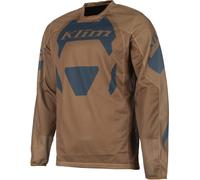Klim Mojave 2025 Maillot de motocross, Marron/bleu, Taille L