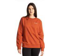 Klim Morgan Ridge Crew, sweat-shirt femme XL Orange Foncé/Beige Orange Foncé/Beige