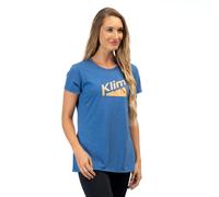 Klim Mountain Peak, t-shirt femmes S Bleu/Orange Bleu/Orange