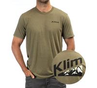 Klim Mountain Peak, t-shirt S Vert Foncé/Noir Vert Foncé/Noir