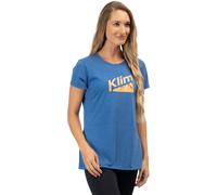 Klim Mountain Peak Tri-Blend T-shirt femme, bleu, Taille XL