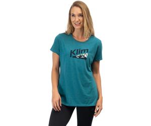 Klim Mountain Peak Tri-Blend T-shirt femme, turquoise, Taille XL