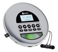 KLIM Nomad Lecteur CD Portable avec Batterie Intégrée Longue Durée - Gris