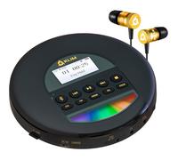 KLIM Nomad Lecteur CD Portable Or - Batterie Longue Durée, Bluetooth, Écouteurs Inclus - Compatible CD-R/RW, MP3 - Pour Voiture,…