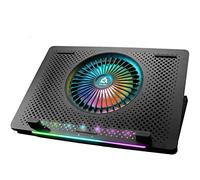 KLIM Orb + Refroidisseur PC Portable - 11" à 15,6" + Éclairage RGB + Support Ordinateur Portable Gaming + Ventilateur USB + Stable + Compatible avec Mac et PS4 + Nouveauté