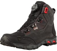 Klim Outlander GTX Bottes de moto, Gris/Rouge, Taille 9