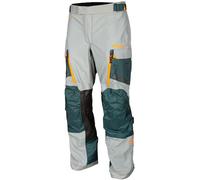 Klim Carlsbad Gore-Tex Pantalon textile de moto, Gris clair/vert, Taille 30