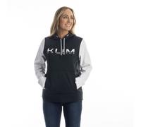 Klim Petrol Sweat à capuche pour femme, noir-blanc, taille S pour femmes