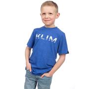 Klim Petrol Tri-Blend T-shirt enfant, blanc-bleu, taille XL pour des gamins