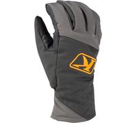 Klim PowerXross Gants de motoneige, Gris/Orange, Taille S