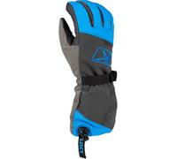 Klim PowerXross Gauntlet Gants de motoneige, Gris/bleu, Taille 2XL