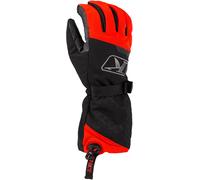 Klim PowerXross Gauntlet Gants de motoneige, noir/rouge, Taille 3XL