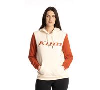 Klim Pullover, sweat à capuche femme L Beige/Orange Foncé Beige/Orange Foncé