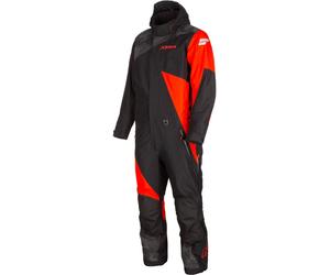 Klim Railslide Camo Combinaison de motoneige une pièce, Noir/Rouge/Camouflage, Taille L