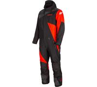 Klim Railslide Camo Combinaison de motoneige une pièce, Noir/Rouge/Camouflage, Taille XL