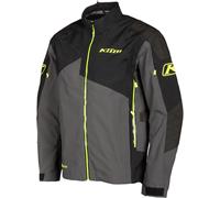 Klim Raptor GTX Veste textile de moto, noir-gris-jaune, taille S pour homme