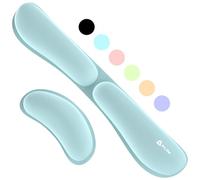 KLIM Repose Poignet - Set pour Souris et Clavier - Ergonomique - Mousse à Mémoire de Forme - Support Clavier pour Gaming et Bureautique - Bleu Ciel
