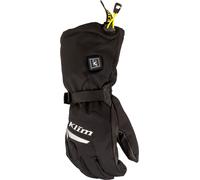Klim Resistor HTD Gauntlet, gants Gore-Tex chauffants 3XL Noir Noir