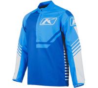 Klim Revolt 1/4 Pull zippé, bleu, taille XL pour homme