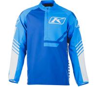 Klim Revolt 1/4 Zip, chemise fonctionnelle L Bleu Clair/Bleu/Blanc Bleu Clair/Bleu/Blanc