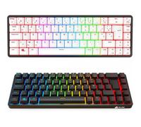 KLIM Shift Mechanical Keyboard 60% AZERTY 2023 New RGB 69 Replacement Keys Mini Wireless Gamer Keyboard 2.4Ghz &am CONSOLE XBOX 360