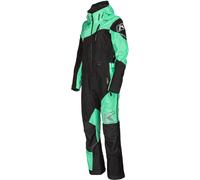 Klim Shredsa Costume de motoneige une pièce pour dames, noir-vert, taille XL pour femmes